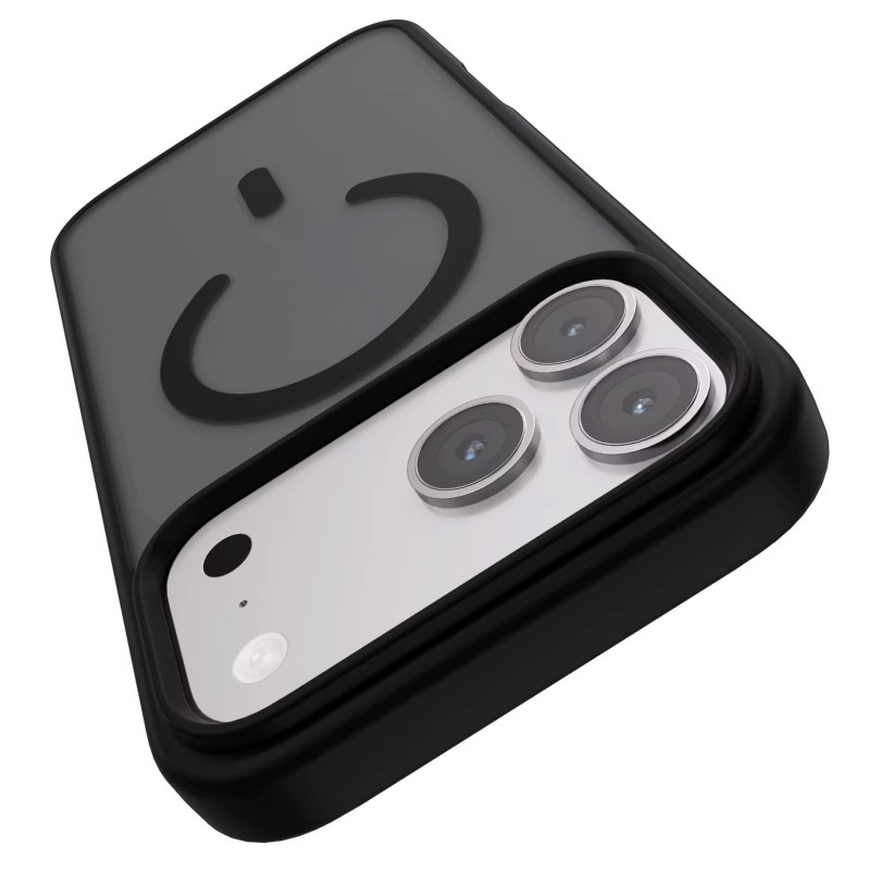 TPU+PC чехол Metal Buttons with  Magnetic Safe Colorful для Apple iPhone 17 Pro Max (6.9") (Черный / Black) в магазине vchehle.ua