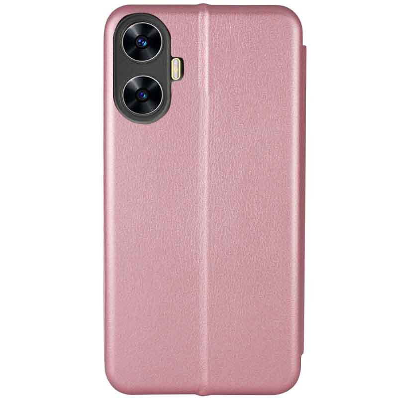 Фото Шкіряний чохол-книжка Classy на Realme C55 (Rose Gold) на vchehle.ua