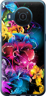 

Чохол Абстрактні квіти для Nokia X20 1634242