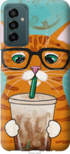 Чехол Зеленоглазый кот в очках для Samsung Galaxy M23 M236B
