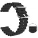 Замовити Ремінець Ocean Band для Smart Watch 20mm (Чорний / Black) на vchehle.ua