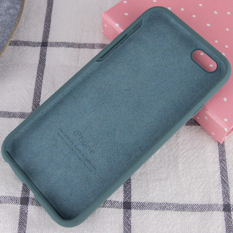 Фото Чехол Silicone Case Full Protective (AA) для Apple iPhone 6/6s (4.7") (Зеленый / Pine green) в магазине vchehle.ua