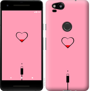 

Чохол Підзарядка сердца1 на Google Pixel 2 780292