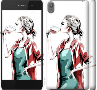 

Чохол Дівчина з келихом на Sony Xperia E5 F3311 841591