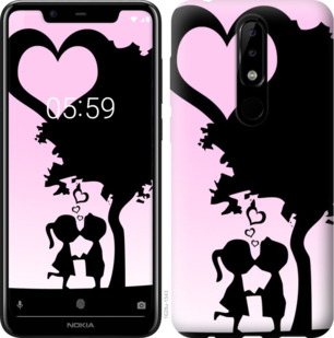 

Чехол Искренняя любовь для Nokia 5.1 Plus 879538