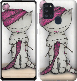 

Чохол Кішка рукодільниця на Samsung Galaxy A21s A217F 933389