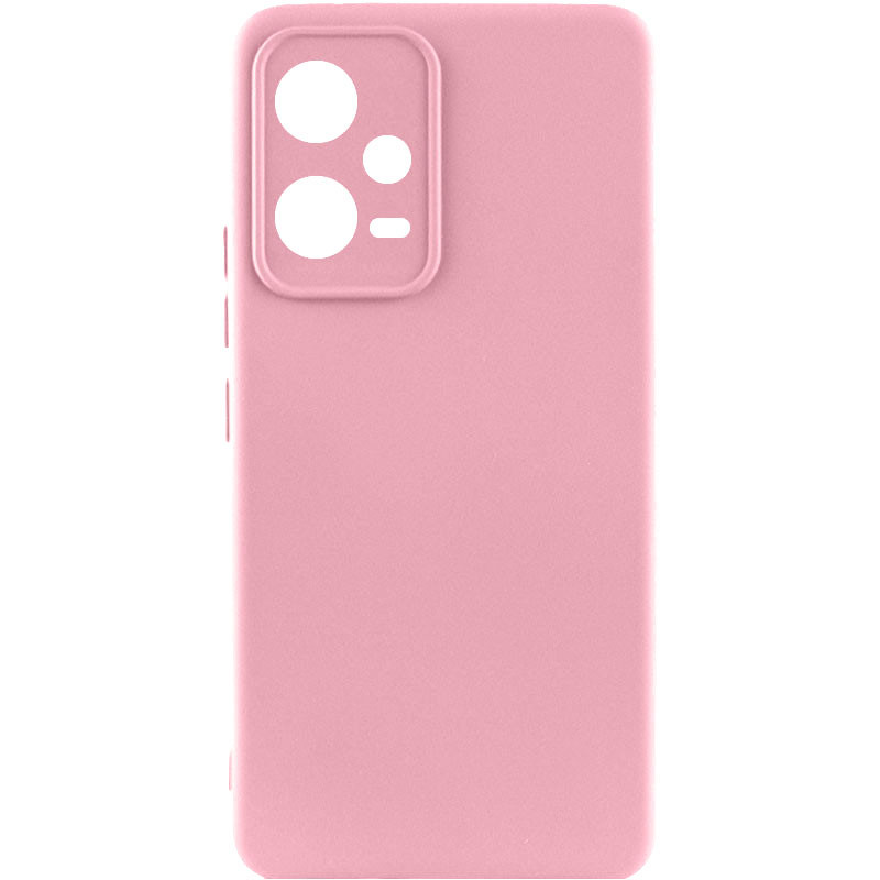 Чохол Silicone Cover Lakshmi Full Camera (AAA) на Xiaomi Poco X5 5G / Redmi Note 12 5G (Рожевий / Light pink)