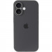 Фото Чехол Silicone Case Full Camera Protective (AA) для Apple iPhone 16 (6.1") (Серый / Dark Gray) на vchehle.ua