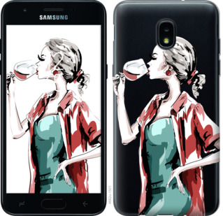 

Чохол Дівчина з келихом на Samsung Galaxy J3 2018 841393