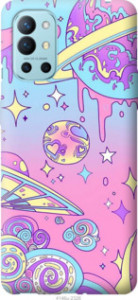 Чехол Розовая галактика для OnePlus 9R