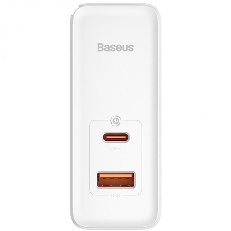 Фото МЗП Baseus GaN5 Pro Type-C+USB 100W EU (CCGP09020) (Білий) в маназині vchehle.ua