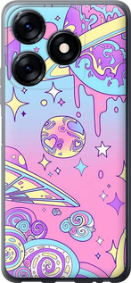 

Чехол Розовая галактика для Tecno Spark 10 1696428