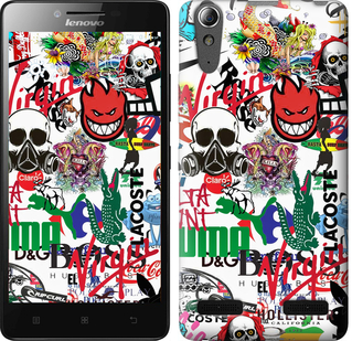 

Чохол Many different logos на Lenovo A6000 637947