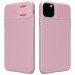 Карбонова накладка Nillkin Camshield (шторка на камеру) на Apple iPhone 11 Pro (5.8") (Рожевий / Pink)