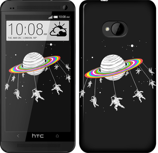 

Чехол Лунная карусель для HTC One M7 638599
