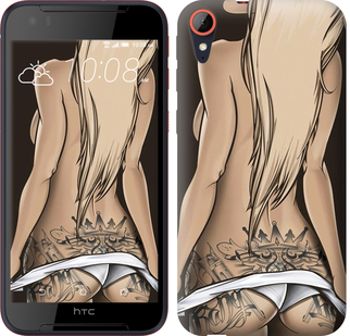 

Чехол Девушка с татуировкой для HTC Desire 830 644206