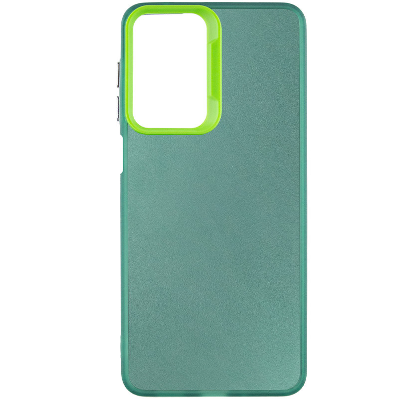 TPU+PC чехол Magic glow with protective edge для Samsung Galaxy A24 4G (Green)