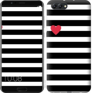 

Чохол Чорно-білі смуги на Huawei Honor V10 / View 10 752082