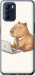 Чохол Funny Capybara CEO Working на Oppo Reno6 Z