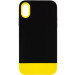 Чохол TPU+PC Bichromatic на Apple iPhone X / XS (5.8") (Black / Yellow)
