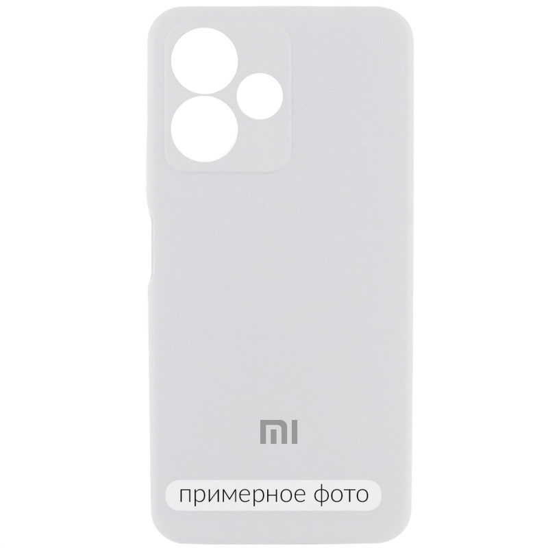 Чехол Silicone Cover Lakshmi Full Camera (AA) with logo для Xiaomi Redmi Note 14S (Белый / White)