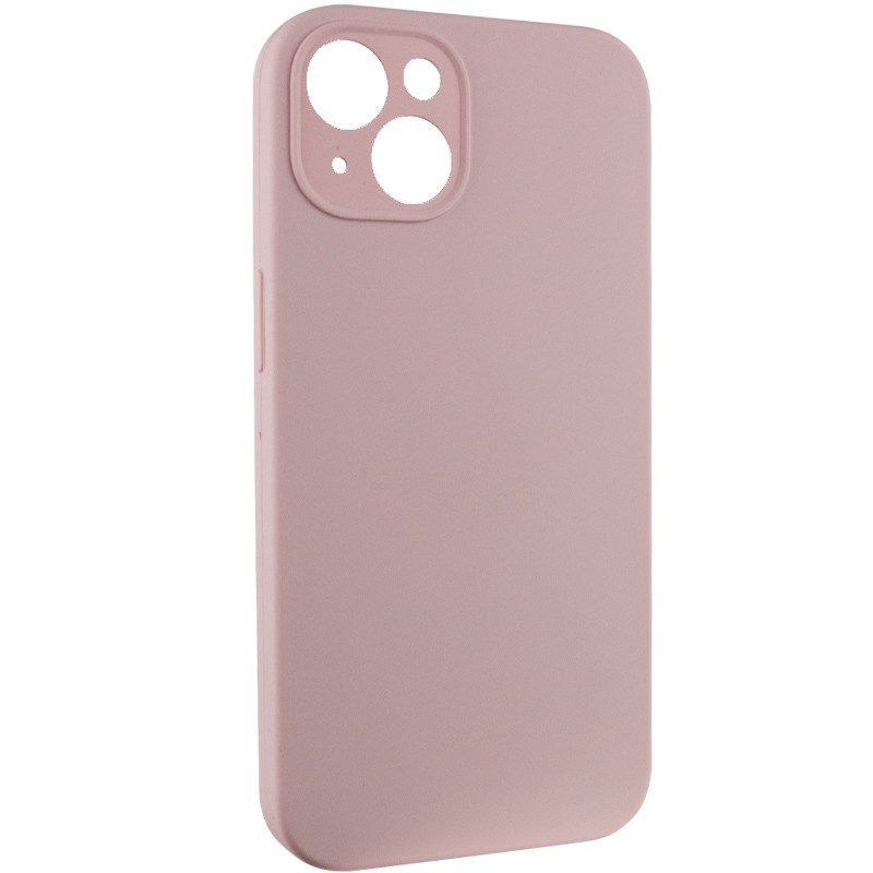 Фото Чохол Silicone Case Full Camera Protective (AA) NO LOGO на Apple iPhone 14 (6.1") (Рожевий / Chalk Pink) на vchehle.ua