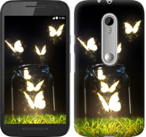 Чехол Бабочки для Motorola Moto G3