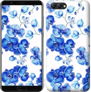 

Чехол Голубые орхидеи для Huawei Honor V10 / View 10 725270