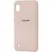 Чохол Silicone Cover Full Protective (AA) на Samsung Galaxy A10 (A105F) (Рожевий  / Pink Sand)