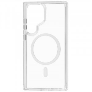 TPU+Acrylic чохол Epik Fibra Crystal with Magnetic safe для Samsung Galaxy S23 Ultra