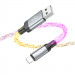 Дата кабель Hoco U112 Shine 2.4A USB to Lightning (1m) (Gray) в магазине vchehle.ua