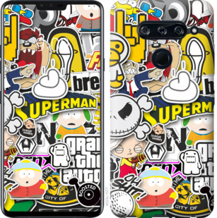 

Чохол Popular logos на HTC U12 Plus 776426