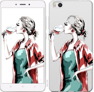 

Чехол Девушка с бокалом для Xiaomi Mi4s 841694