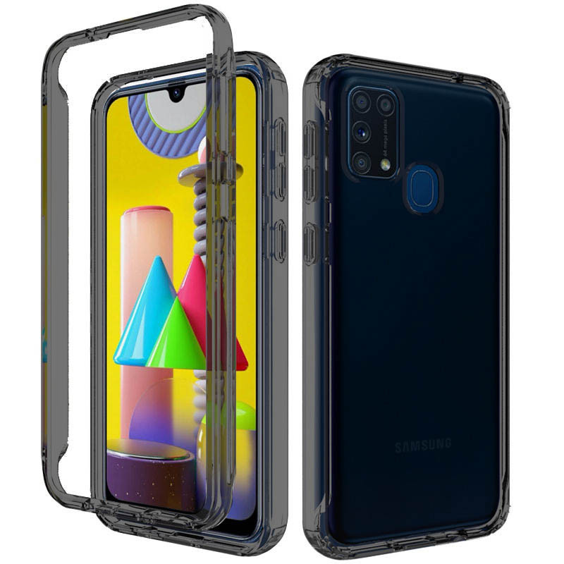 Чехол TPU+PC Full Body с защитой 360 для Samsung Galaxy M31 (Черный)
