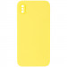 Silicone Case Square Full Camera Protective (AA) NOLOGO на Apple iPhone X / XS (5.8") (Жовтий / Yellow)