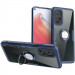 TPU+PC чехол Deen CrystalRing for Magnet (opp) для Xiaomi Mi 10T / Mi 10T Pro (Бесцветный / Темно-синий)