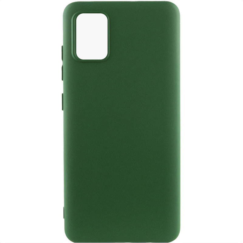 Чехол Silicone Cover Lakshmi (AA) для Samsung Galaxy A31 (Зеленый / Dark green)