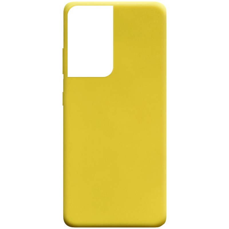 

Силіконовий чохол Candy на Samsung Galaxy S21 Ultra (Жовтий) 1101166