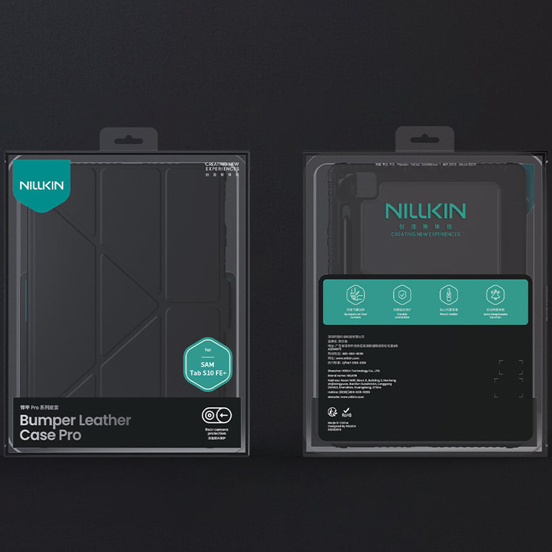 Замовити Чохол-книжка Nillkin Bumper Pro Multi-angle Samsung Galaxy Tab S10 FE+ (13.1") (Black) на vchehle.ua