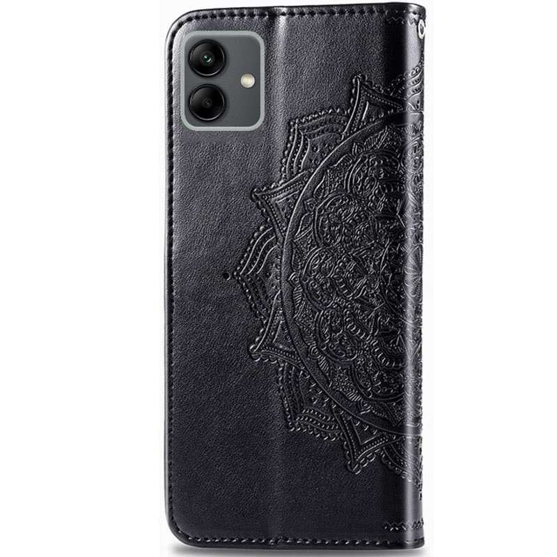 Купить Кожаный чехол-книжка Art Case с визитницей для Samsung Galaxy A04 (Черный) на vchehle.ua