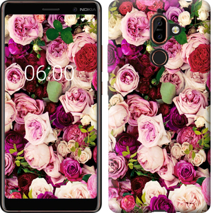 

Чохол Троянди і півонії на Nokia 7 Plus 652287