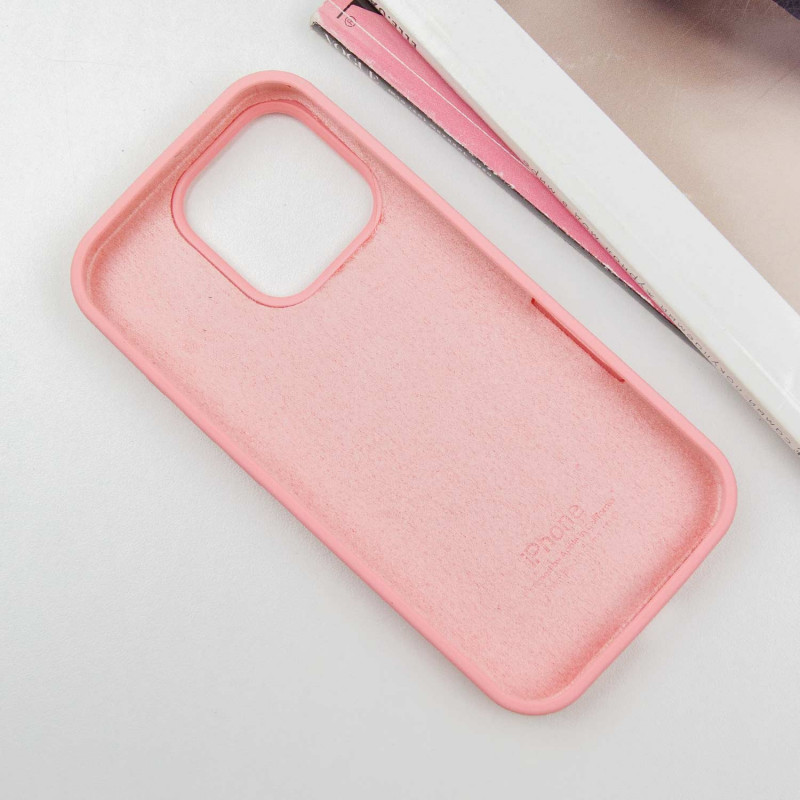 Фото Чохол Silicone Case Full Protective (AA) на Apple iPhone 16 Pro Max (6.9") (Рожевий / Pink) в маназині vchehle.ua