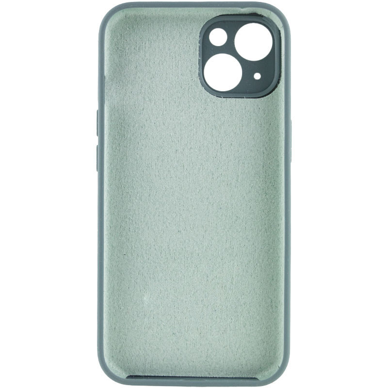 Фото Чохол Silicone Case Full Camera Protective (AA) NO LOGO на Apple iPhone 15 (6.1") (Зелений / Pine green) на vchehle.ua