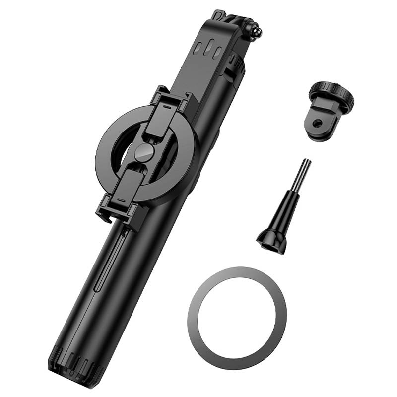 Фото Монопод для селфи Hoco K25 Sherkhan magnetic (Black) в магазине vchehle.ua