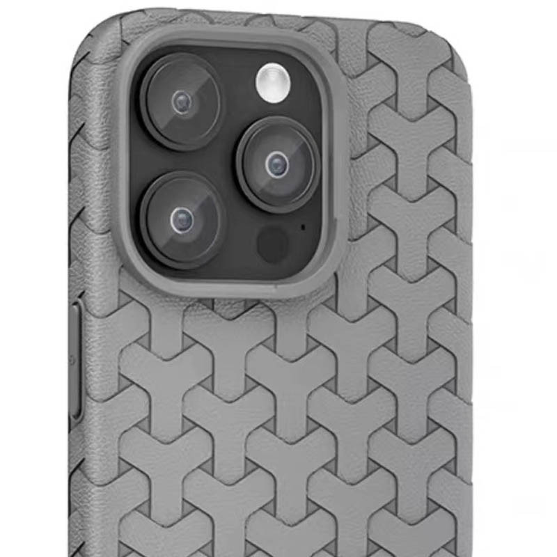 Фото Чехол TPU Weaving для Apple iPhone 16 Pro Max (6.9") (Grey) на vchehle.ua