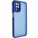 TPU+PC чехол Accent для Samsung Galaxy A12 (Blue)