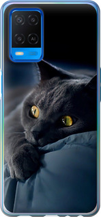 Чохол Димчастий кіт на Oppo A54