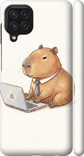 Чехол Funny Capybara CEO Working для Samsung Galaxy A22 A225F