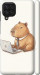 Чехол Funny Capybara CEO Working для Samsung Galaxy A22 A225F