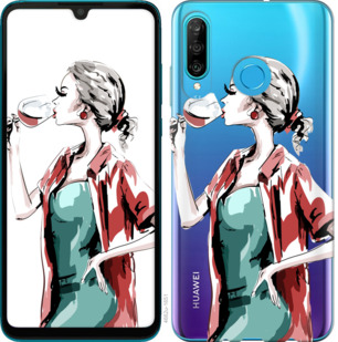 

Чехол Девушка с бокалом для Huawei Honor 10i 868605